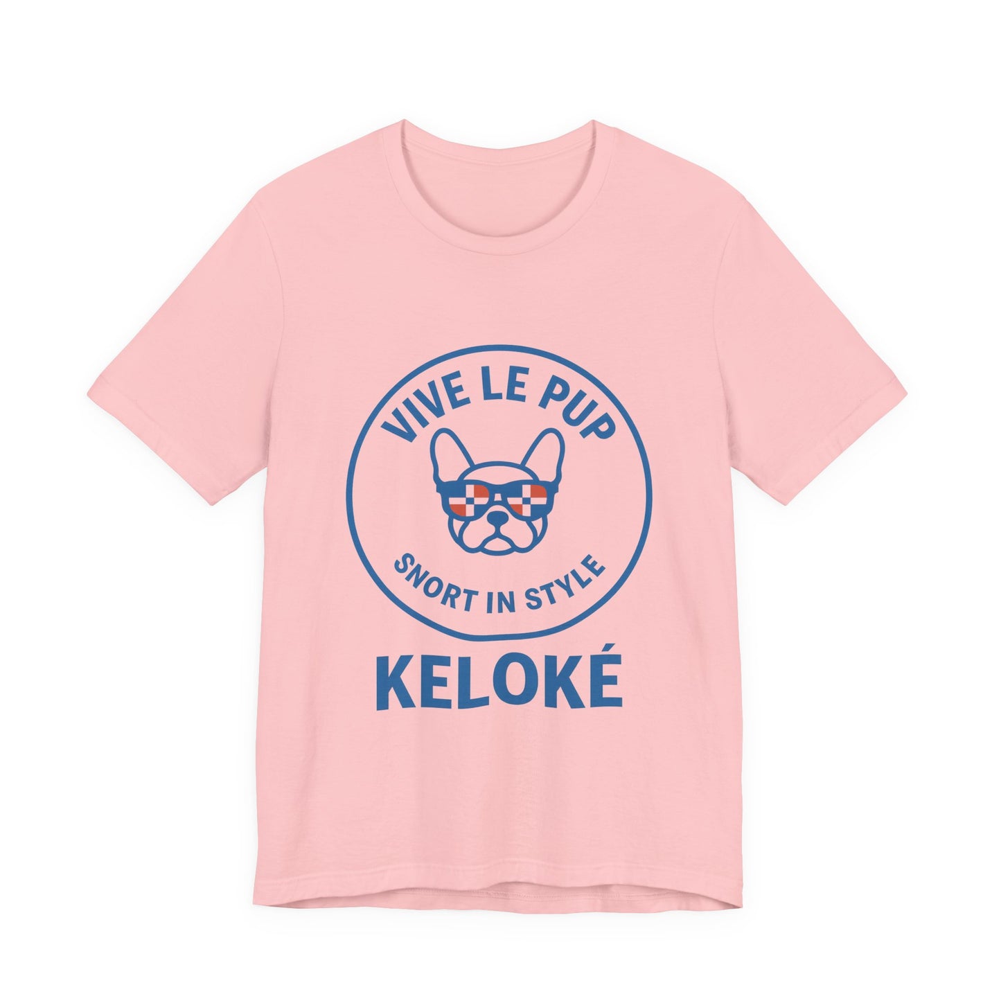 KELOKÉ™ Light Pup Tee – Dominican Frenchie Vibes 🇩🇴