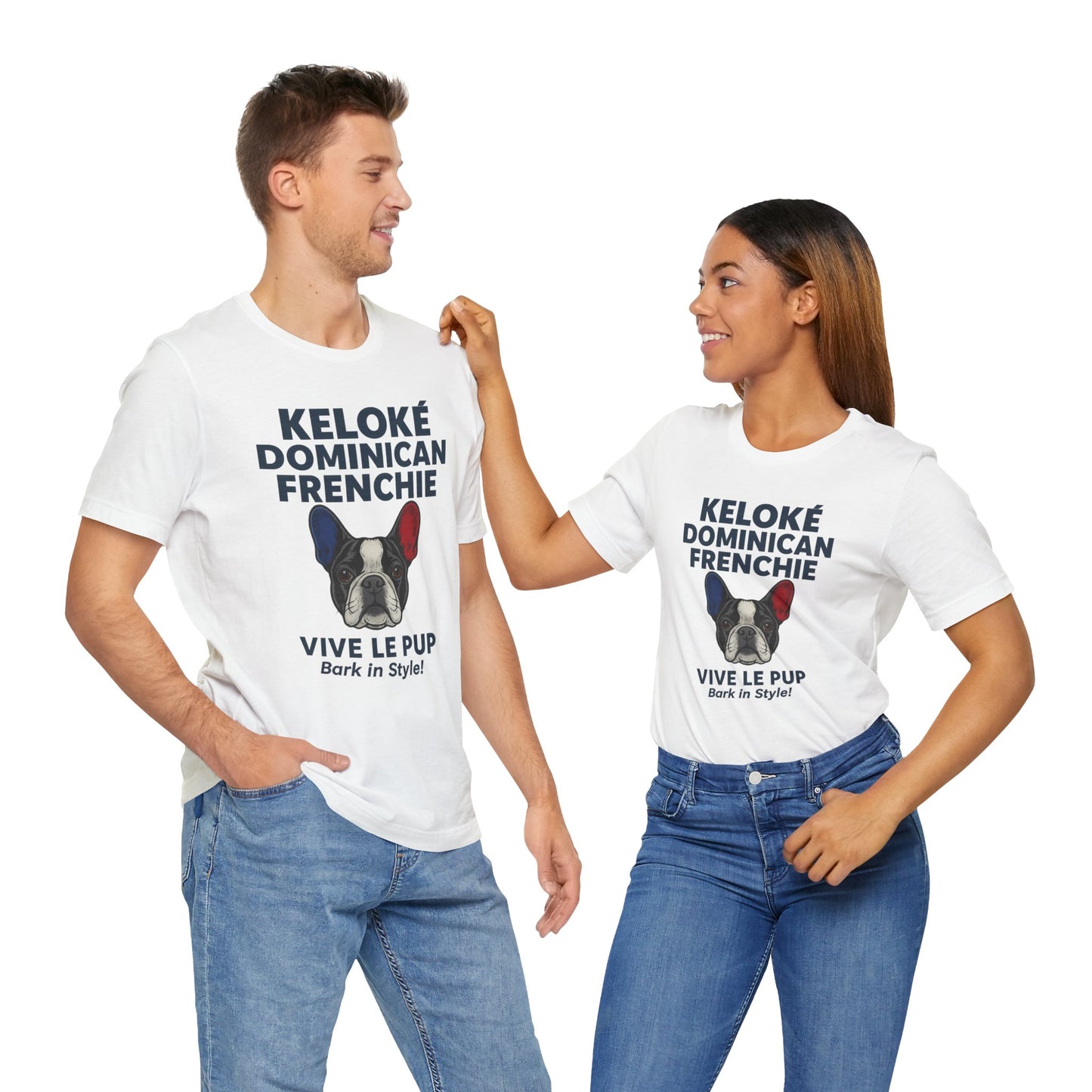 Keloké Dominican Frenchie Tee – Vive Le Pup Edition