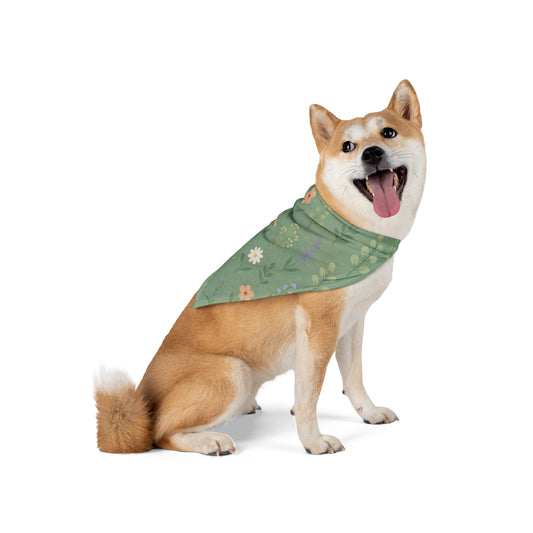 Wild Bloom – Floral Adventure Dog Bandana