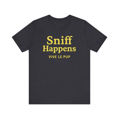 Sniff Happens – Paw Print Edition | Dog Lover’s Tee