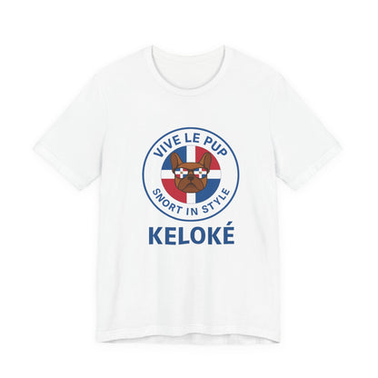 KELOKÉ – Dominican Frenchie Tee | Vive Le Pup Edition 🇩🇴