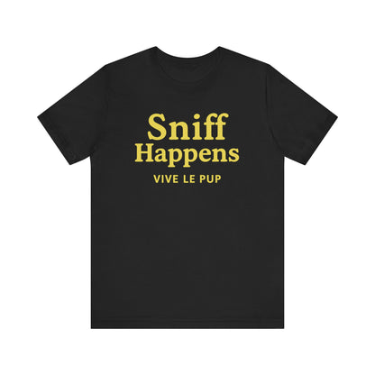 Sniff Happens – Paw Print Edition | Dog Lover’s Tee