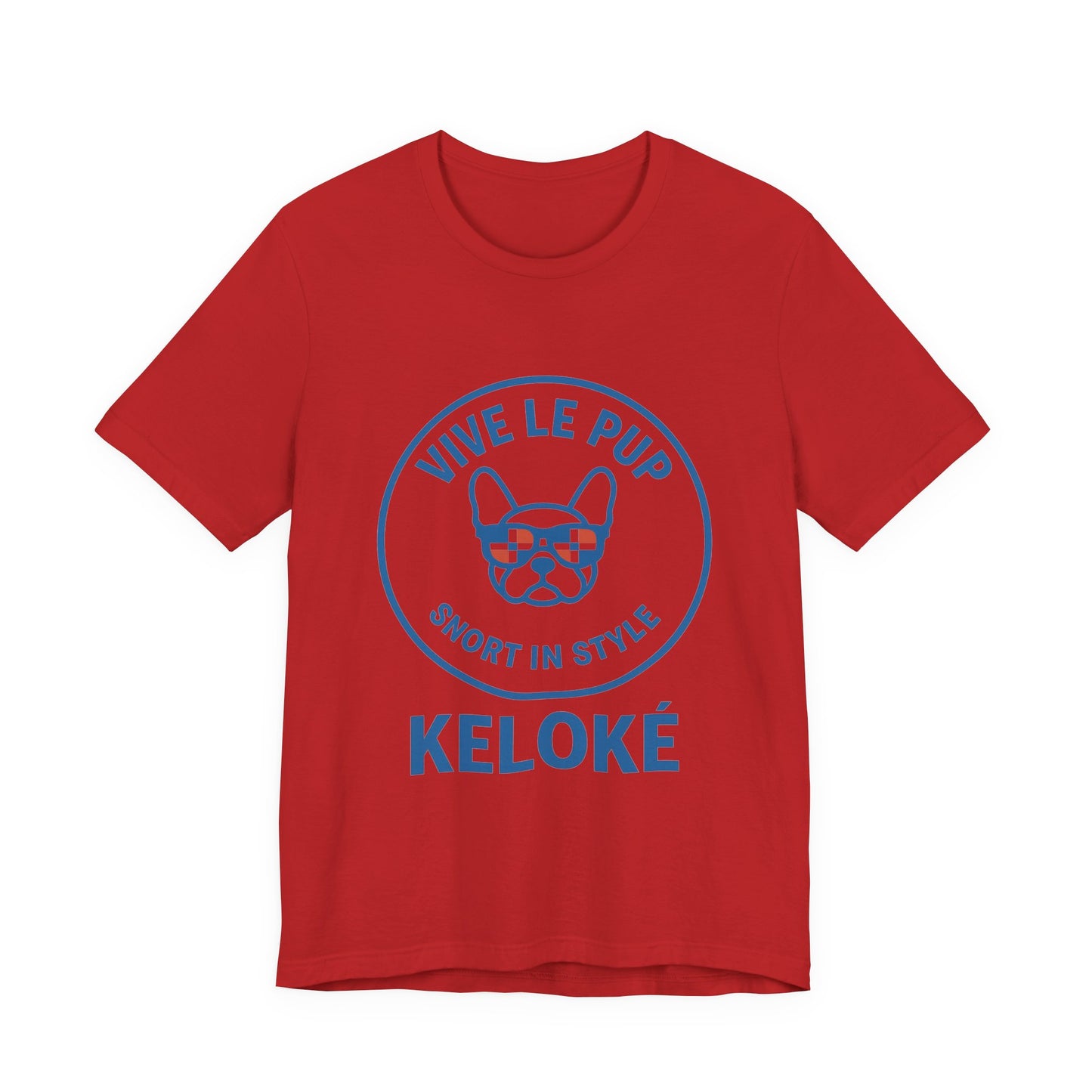 KELOKÉ™ Light Pup Tee – Dominican Frenchie Vibes 🇩🇴