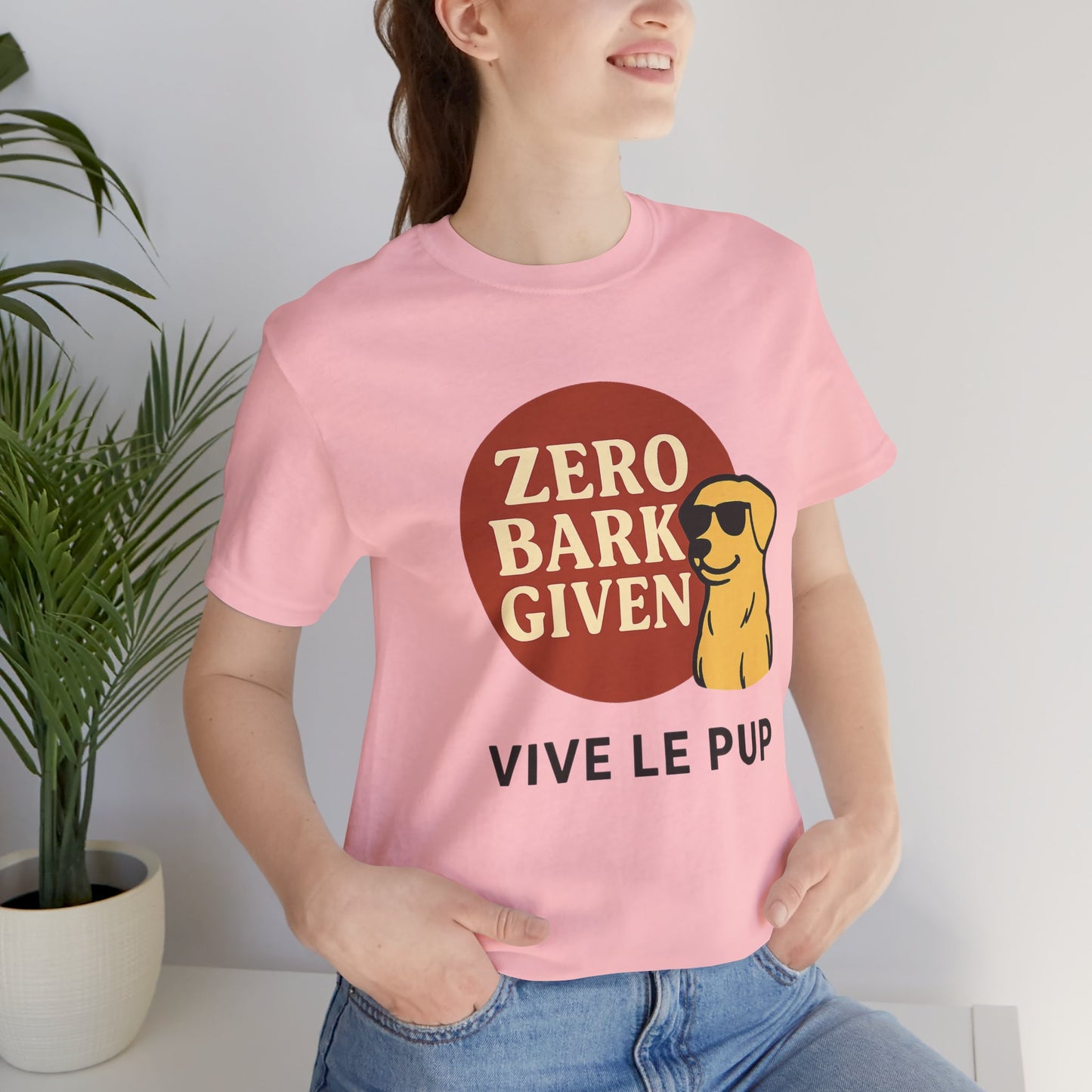 Zero Bark Given – Cool Dog Attitude Tee